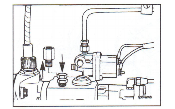 燃油泵回油管拆除示意圖-康明斯柴油發(fā)電機(jī)組.png