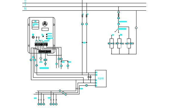 同步并聯(lián)柜電路圖-柴油發(fā)電機(jī)組.png