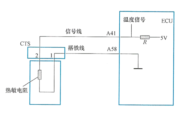 冷卻液溫度傳感器電路連接圖-柴油發(fā)電機(jī)組.png