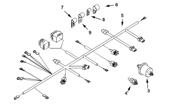 傳感器及導線零件圖-康明斯柴油發(fā)電機組.png