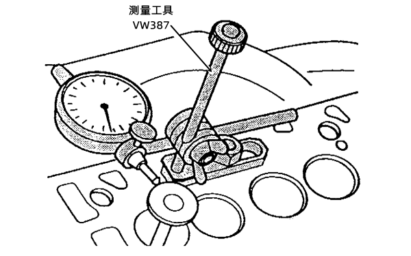 檢查氣門與導(dǎo)管間的間隙-康明斯柴油發(fā)電機(jī)組.png