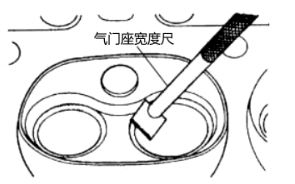 氣門座的寬度測量圖-柴油發(fā)電機組.png