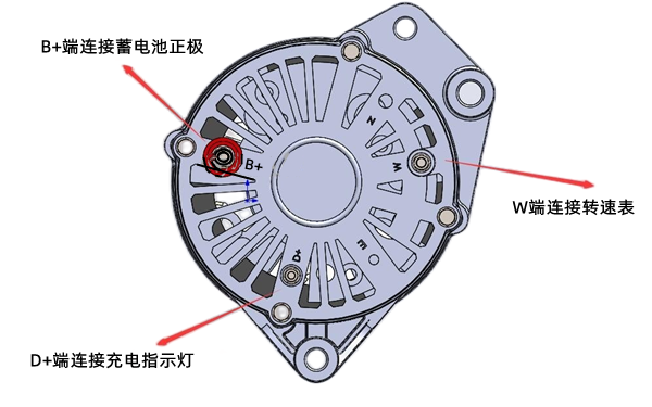 充電機（硅整流交流發(fā)電機）接線圖-康明斯柴油發(fā)電機組.png