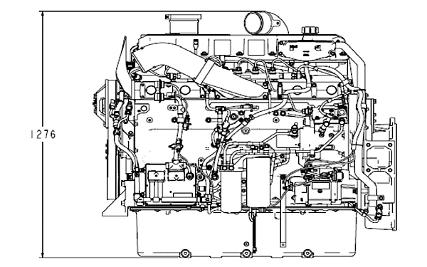 QSZ13-G2東風(fēng)康明斯柴油發(fā)動機(jī)外形側(cè)視圖.png