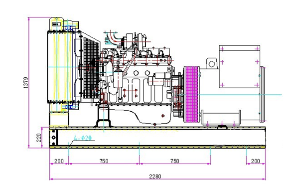 6BTAA5.9G2型敞開式柴油發(fā)電機組側視外形圖.png