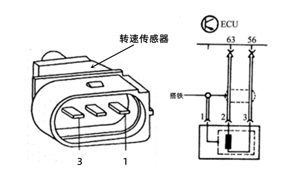 轉速傳感器連接電路圖-柴油發(fā)電機組.png