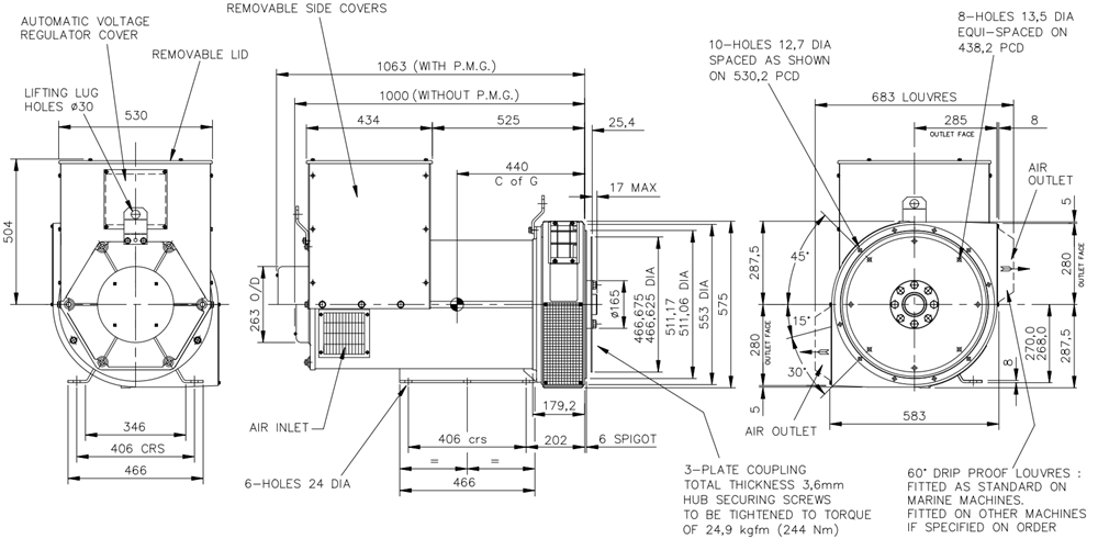 UCID274J斯坦福發(fā)電機外形圖紙.png