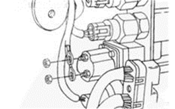 拆下固定燃油切斷閥線圈電氣接頭的螺母-柴油發(fā)電機組.png