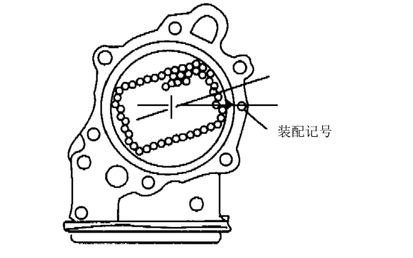 柴油機機油冷卻器芯裝配記號.png