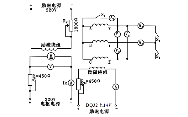 三相發(fā)電機(jī)不對(duì)稱(chēng)運(yùn)行實(shí)驗(yàn)原理圖.png