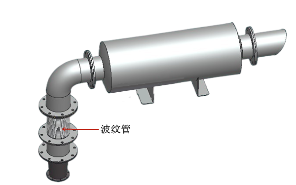 排氣管結(jié)構(gòu)示意圖-柴油發(fā)電機(jī)組.png