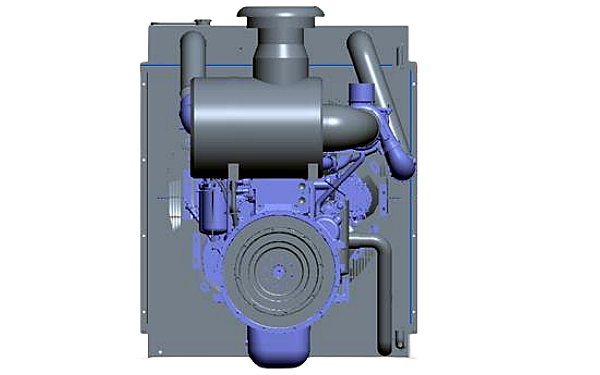 QSL8.9-G30東風康明斯發(fā)動機外形后視三維圖.png