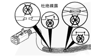 檢查有無(wú)損壞或裸露的導(dǎo)線(xiàn)-康明斯柴油發(fā)電機(jī)組.png