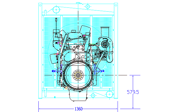 QSZ13-G2東風(fēng)康明斯柴油發(fā)動機(jī)背面尺寸圖.png