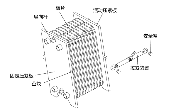 機(jī)油冷卻器結(jié)構(gòu)實(shí)線圖.png