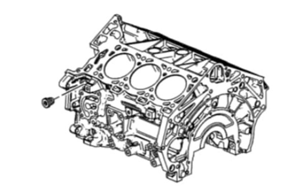 左側(cè)機(jī)油油道螺塞安裝圖-柴油發(fā)電機(jī)組.png