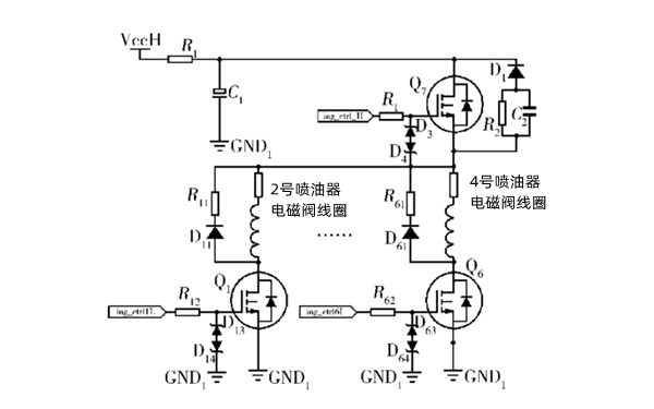 噴油器電磁閥驅(qū)動器電路示意圖-柴油發(fā)動機.png