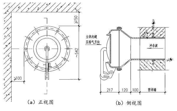 發(fā)電機(jī)房排風(fēng)口外活門(mén)安裝圖.png