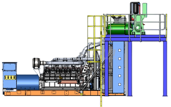 固定式柴油發(fā)電機組安裝示例（側(cè)視圖）.png