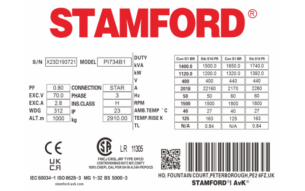 斯坦福發(fā)電機(jī)PI734B1銘牌樣板和參數(shù).png