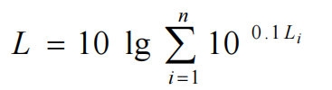 發(fā)電機(jī)房預(yù)測點(diǎn)總聲壓計算公式.png