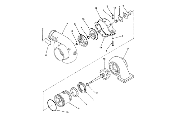 增壓器零件圖-康明斯柴油發(fā)電機(jī)組.png