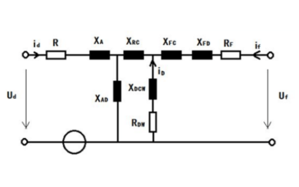 發(fā)電機阻尼繞組直軸等效電路圖.png