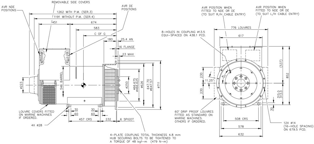 S4L1S-F4斯坦福發(fā)電機(jī)外形圖紙.png