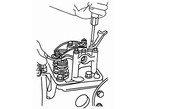 柴油機氣門間隙調(diào)整螺釘調(diào)節(jié)方法.png