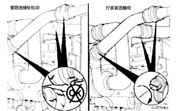 柴油機中冷器管路和軟管松動檢查.png