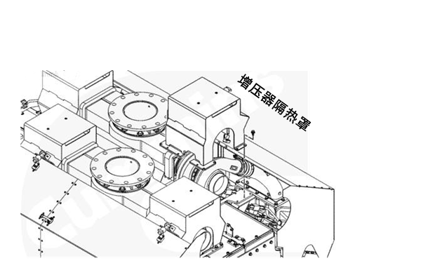 增壓器隔熱罩-QSK60康明斯柴油發(fā)電機.png