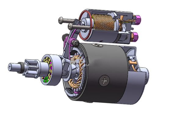 起動機(jī)剖面圖-柴油發(fā)電機(jī)組.png