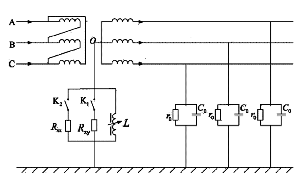 發(fā)電機(jī)中性點(diǎn)經(jīng)電阻器接地線路圖.png