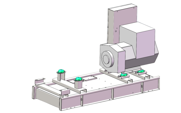 柴油發(fā)電機(jī)自帶底座油箱軸測圖.png