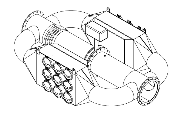 柴油機(jī)DPF顆粒捕集器外形圖.png