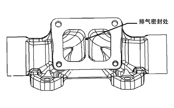 排氣管與增壓器密封連接-柴油發(fā)電機(jī)組.png