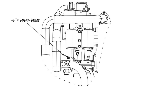 康明斯發(fā)動(dòng)機(jī)液位傳感器線束連接.png