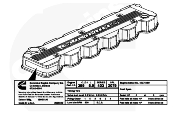 重慶康明斯發(fā)動(dòng)機(jī)銘牌.png